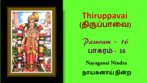 Andal Thirupavai Pasuram 16-திருப்பாவை பாசுரம் 16-with lyrics-நாயகனாய்-Nayaganai